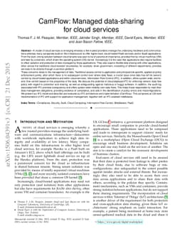 CamFlow: Managed Data-sharing for Cloud Services