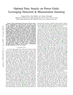 Optimal Data Attacks on Power Grids: Leveraging Detection & Measurement
  Jamming