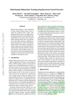 Multi-domain Dialog State Tracking using Recurrent Neural Networks