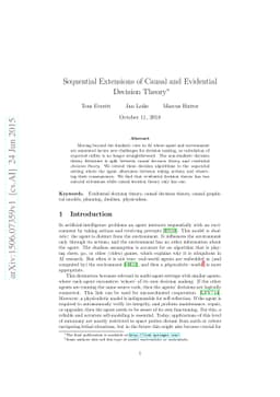 Sequential Extensions of Causal and Evidential Decision Theory