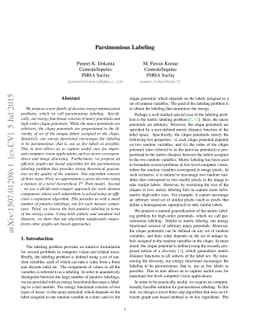 Parsimonious Labeling
