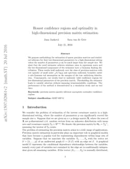 Honest confidence regions and optimality in high-dimensional precision
  matrix estimation