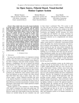 An Open Source, Fiducial Based, Visual-Inertial Motion Capture System