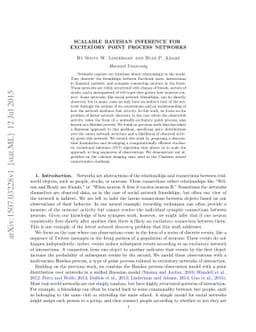 Scalable Bayesian Inference for Excitatory Point Process Networks