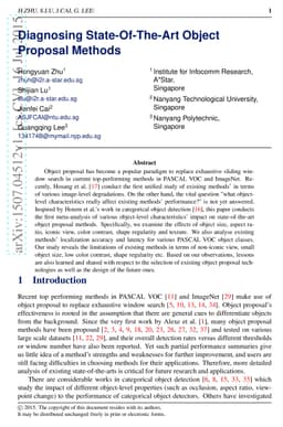 Diagnosing State-Of-The-Art Object Proposal Methods
