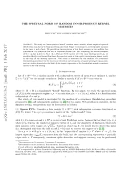 The Spectral Norm of Random Inner-Product Kernel Matrices