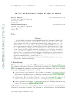 MixEst: An Estimation Toolbox for Mixture Models