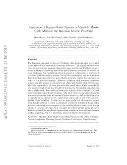 Emulation of Higher-Order Tensors in Manifold Monte Carlo Methods for
  Bayesian Inverse Problems