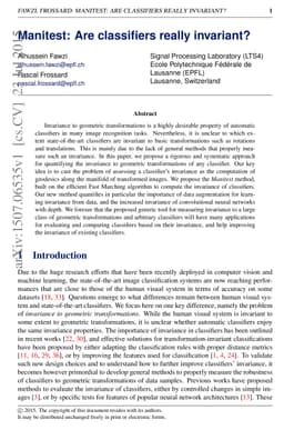 Manitest: Are classifiers really invariant?
