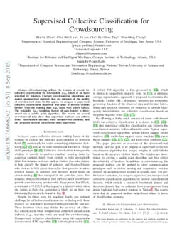 Supervised Collective Classification for Crowdsourcing