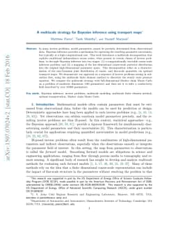 A multiscale strategy for Bayesian inference using transport maps