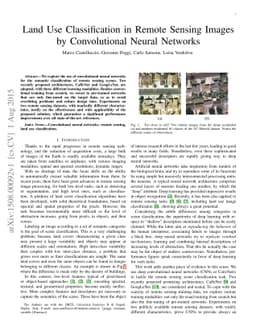 Land Use Classification in Remote Sensing Images by Convolutional Neural
  Networks