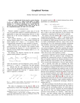 Graphical Newton