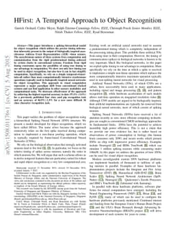 HFirst: A Temporal Approach to Object Recognition