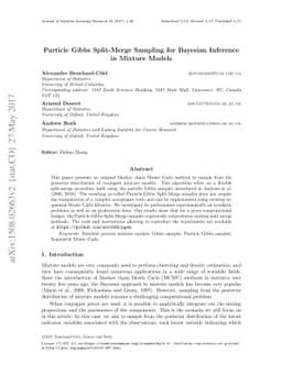 Particle Gibbs Split-Merge Sampling for Bayesian Inference in Mixture
  Models