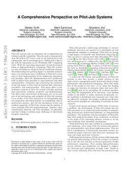 A Comprehensive Perspective on Pilot-Job Systems