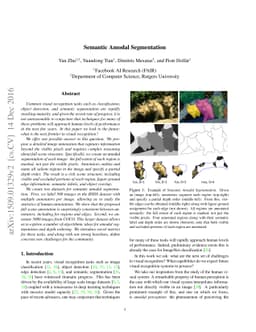 Semantic Amodal Segmentation
