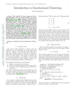 Gravitational Clustering