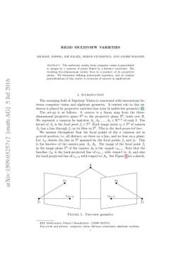 Rigid Multiview Varieties