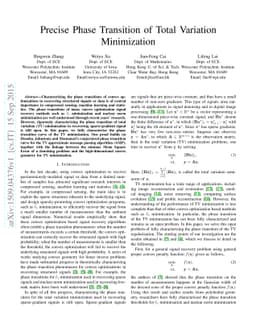 Precise Phase Transition of Total Variation Minimization