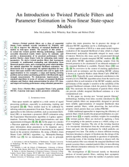 An Introduction to Twisted Particle Filters and Parameter Estimation in
  Non-linear State-space Models