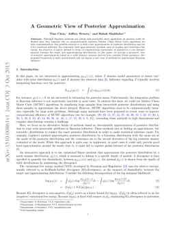 A Geometric View of Posterior Approximation