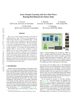 Active Transfer Learning with Zero-Shot Priors: Reusing Past Datasets
  for Future Tasks