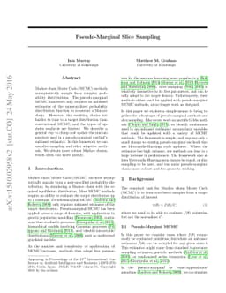 Pseudo-Marginal Slice Sampling