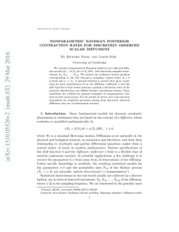 Nonparametric Bayesian posterior contraction rates for discretely
  observed scalar diffusions