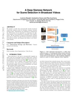 A Deep Siamese Network for Scene Detection in Broadcast Videos