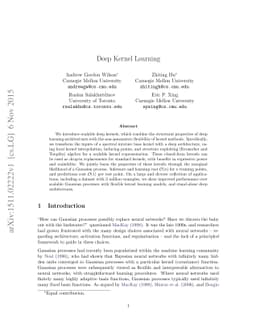 Deep Kernel Learning