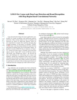 LOGO-Net: Large-scale Deep Logo Detection and Brand Recognition with
  Deep Region-based Convolutional Networks
