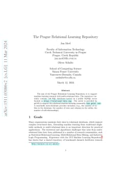The CTU Prague Relational Learning Repository