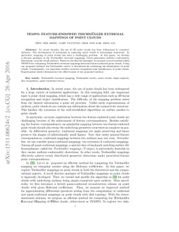 TEMPO: Feature-Endowed Teichmüller Extremal Mappings of Point Clouds
