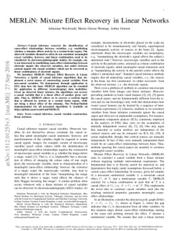 MERLiN: Mixture Effect Recovery in Linear Networks