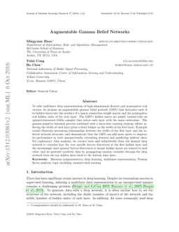 Gamma Belief Networks