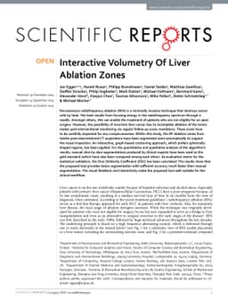Interactive Volumetry Of Liver Ablation Zones
