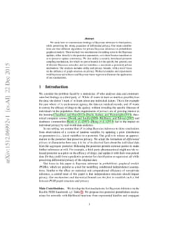 On the Differential Privacy of Bayesian Inference