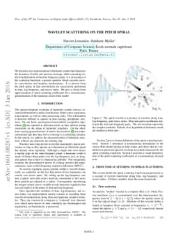 Wavelet Scattering on the Pitch Spiral