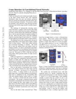 Crater Detection via Convolutional Neural Networks