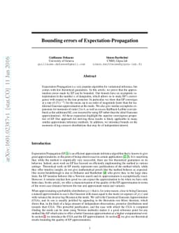 Bounding errors of Expectation-Propagation