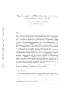 Improved graph-based SFA: Information preservation complements the
  slowness principle