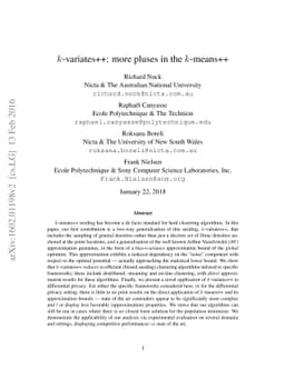 k-variates++: more pluses in the k-means++