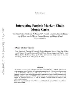 Interacting Particle Markov Chain Monte Carlo