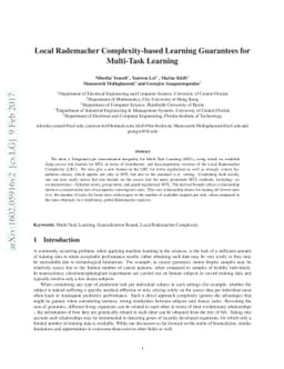 Local Rademacher Complexity-based Learning Guarantees for Multi-Task
  Learning