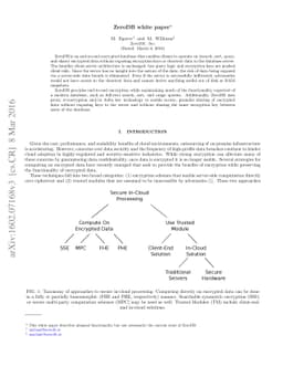 ZeroDB white paper