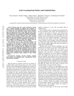 Active Learning from Positive and Unlabeled Data