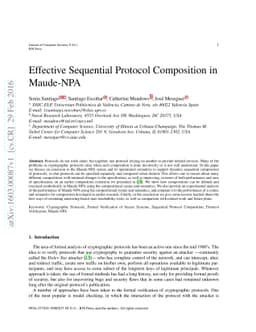 Effective Sequential Protocol Composition in Maude-NPA