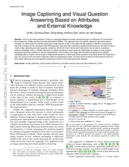 Image Captioning and Visual Question Answering Based on Attributes and
  External Knowledge