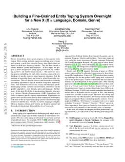Building a Fine-Grained Entity Typing System Overnight for a New X (X =
  Language, Domain, Genre)